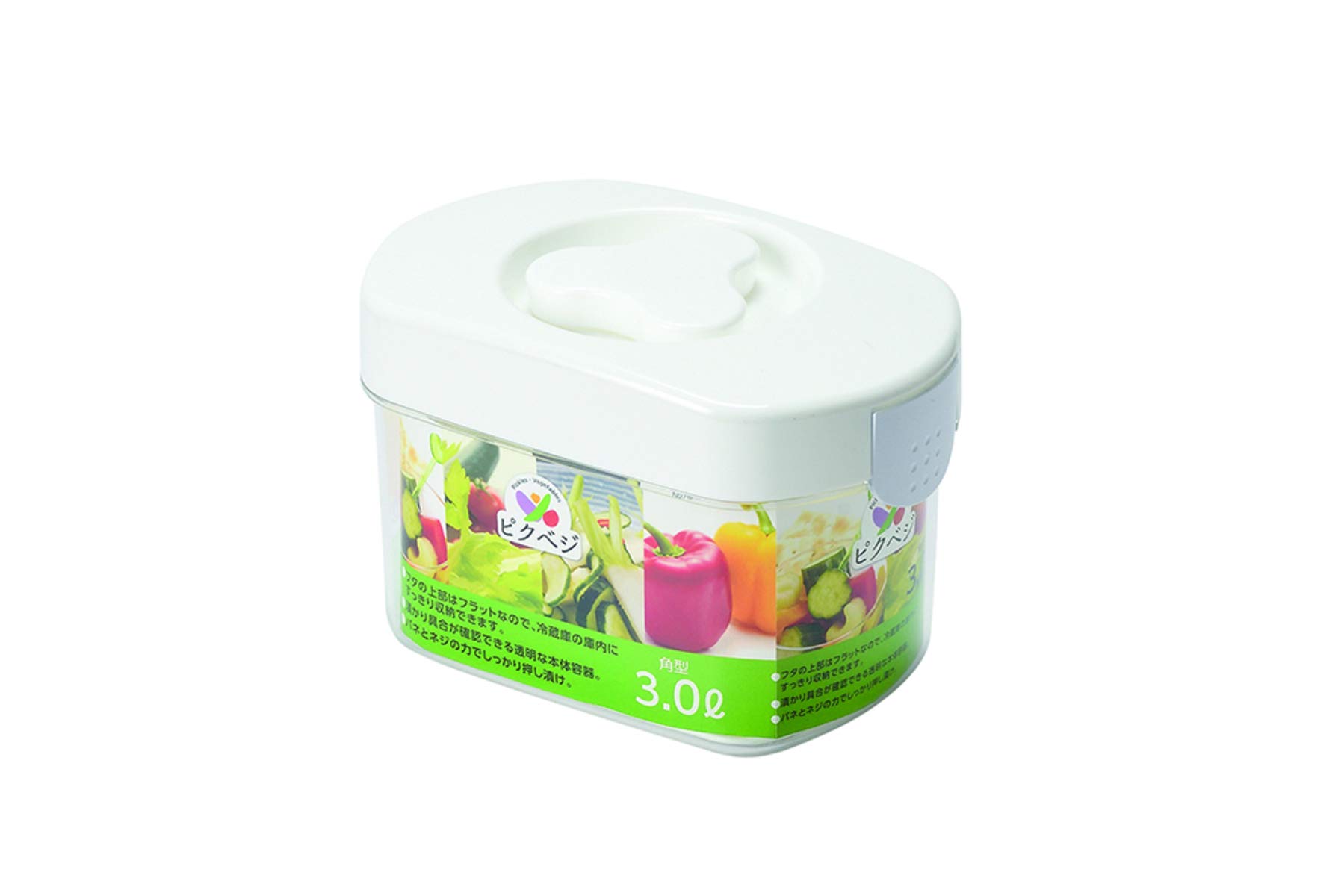 Amazon｜パール金属 漬物器 3L 角型 ピクベジ HB-5397｜漬物器・漬物